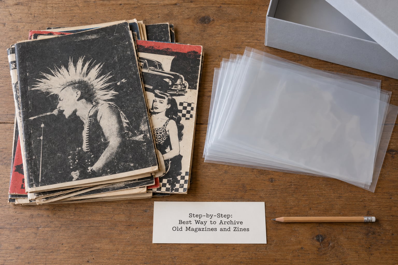 Step-by-Step: Best Way to Archive Old Magazines and Zines