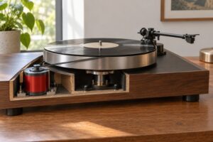 why do audiophiles prefer belt drive turntables