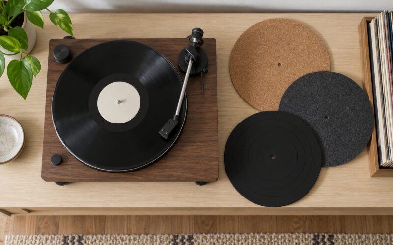 Cork vs Felt vs Rubber Turntable Mat: Best for Vinyl 2026