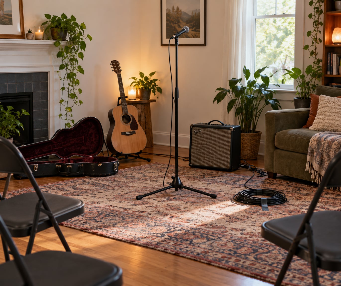 how to play a house show