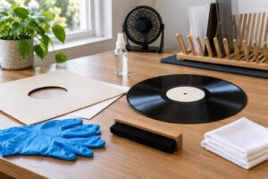 how to get rid of mold on vinyl records