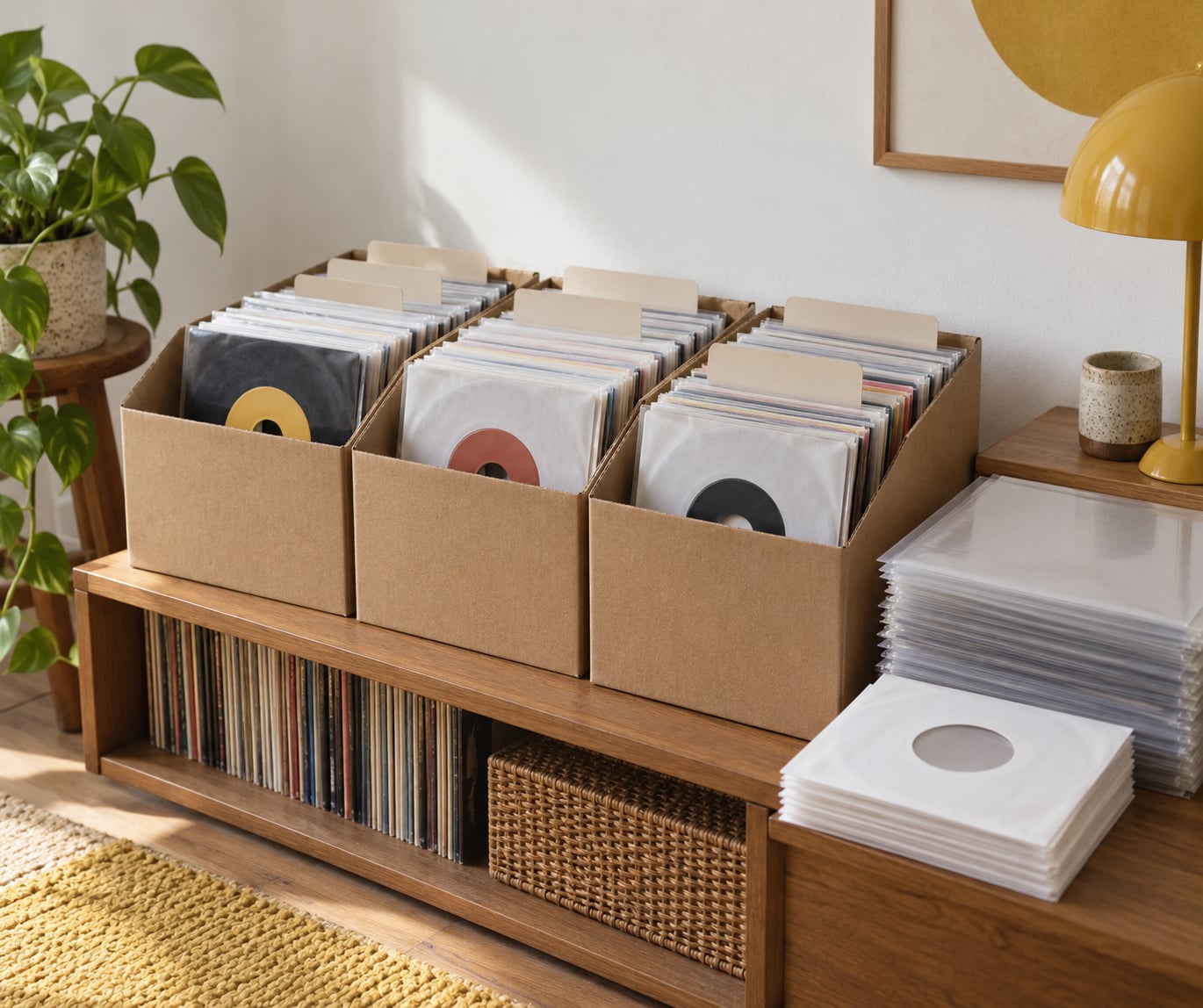 how to store 7 inch singles