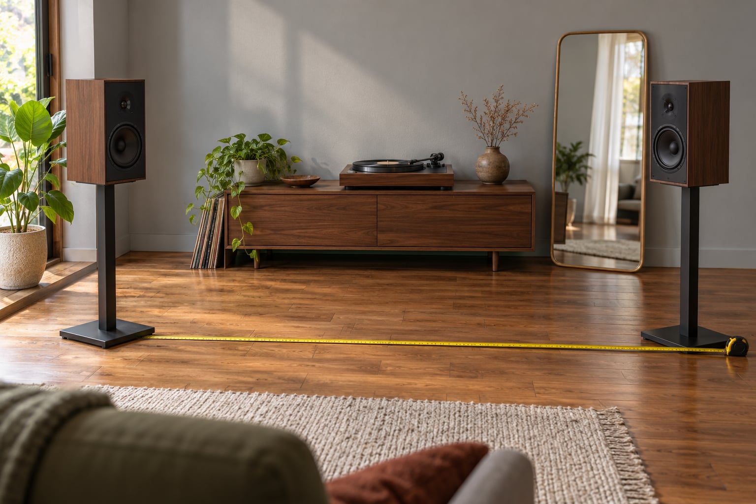 how to position speakers for better sound