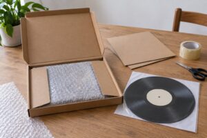 how to ship vinyl records safely