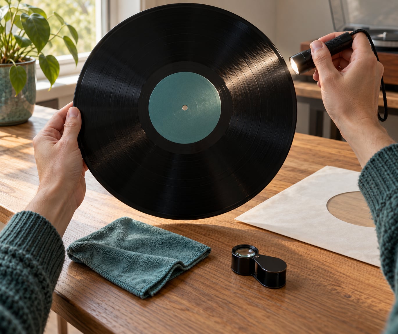 how to inspect a record before buying