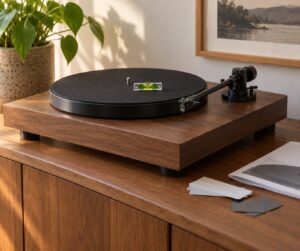 how to level a turntable