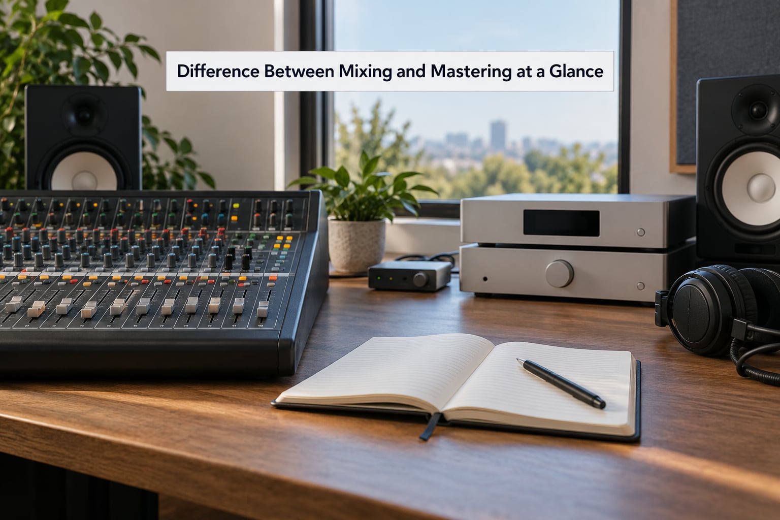 Difference Between Mixing and Mastering at a Glance