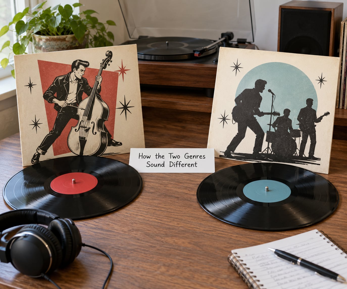 How the Two Genres Sound Different
