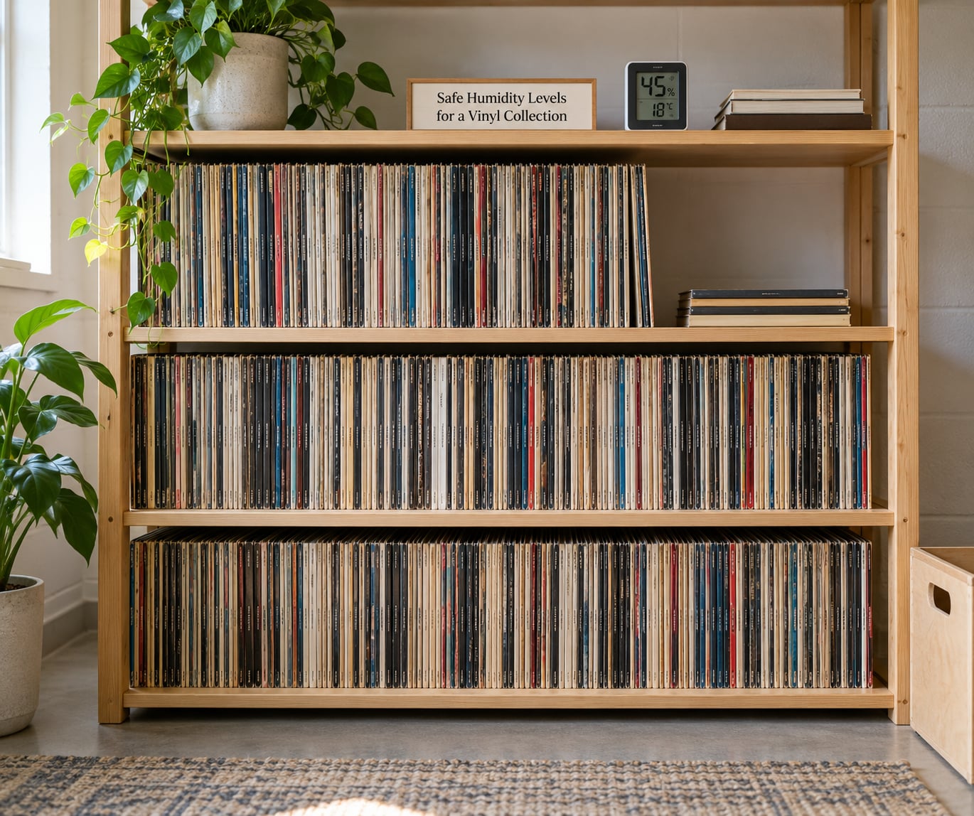 Safe Humidity Levels for a Vinyl Collection