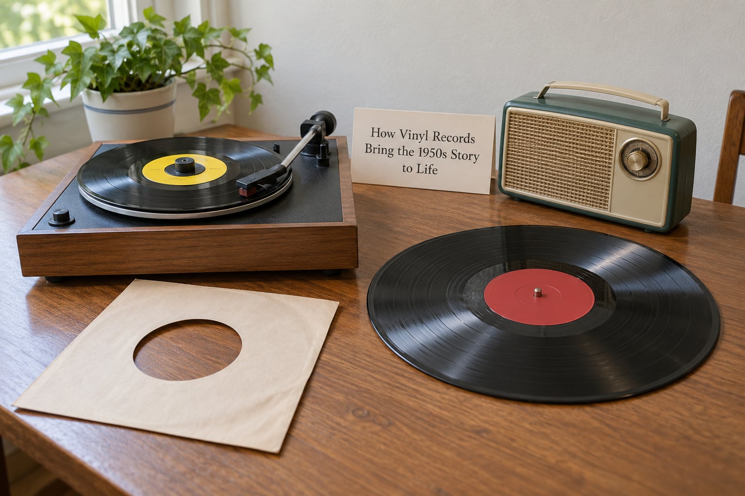 How Vinyl Records Bring the 1950s Story to Life