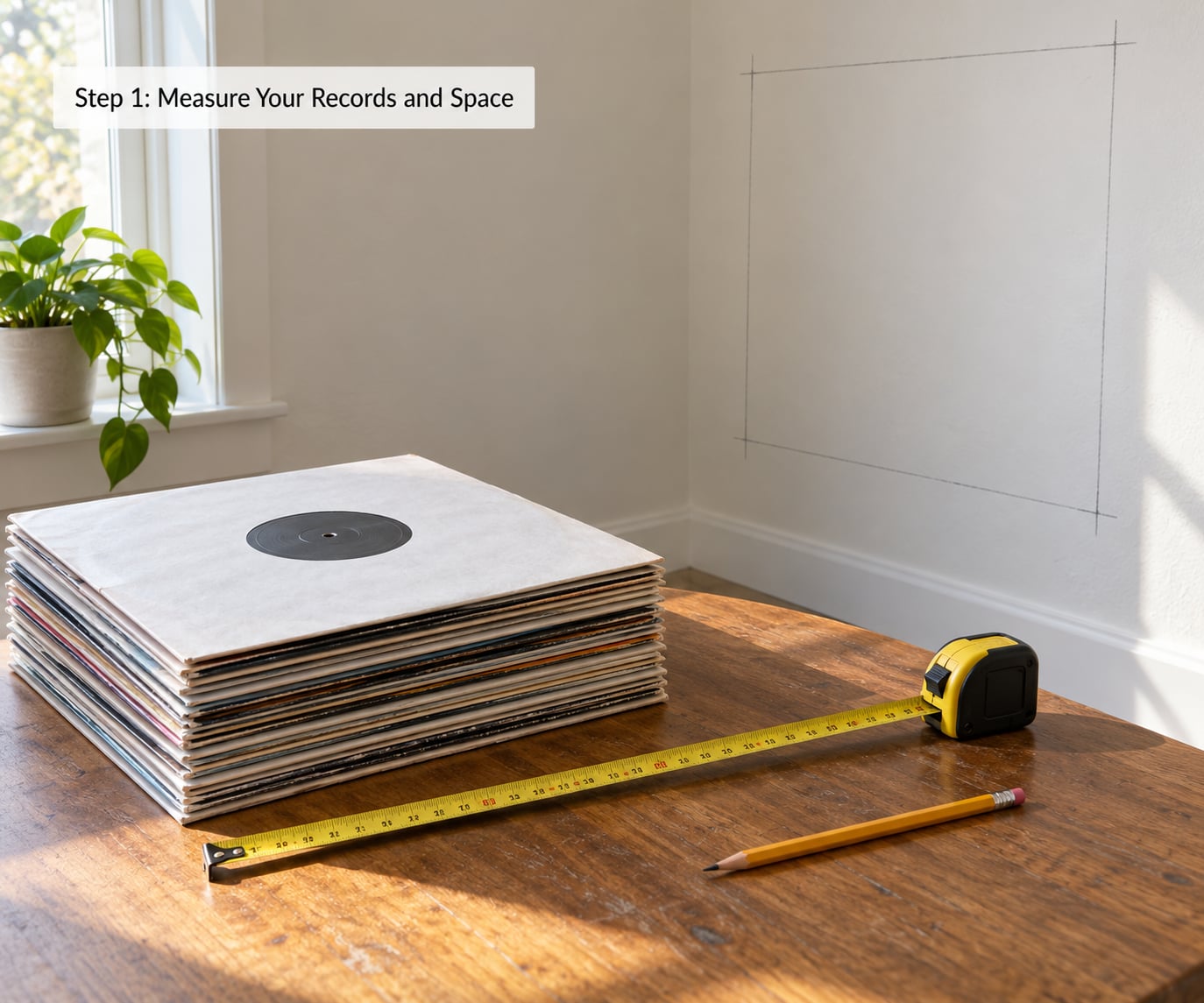 Step 1: Measure Your Records and Space