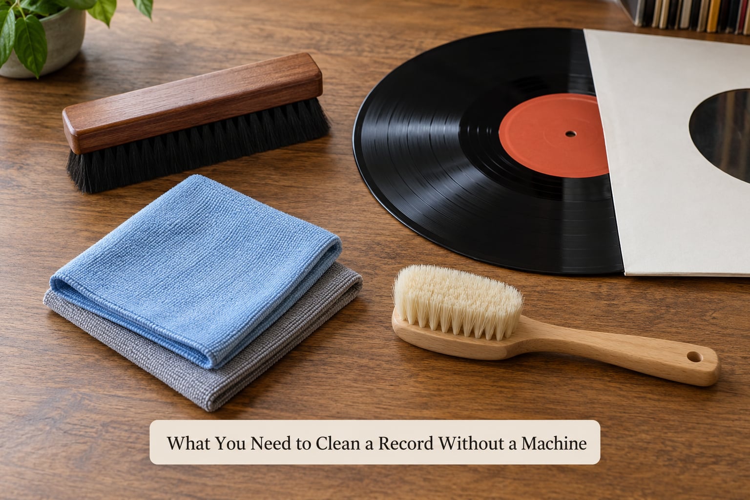 What You Need to Clean a Record Without a Machine