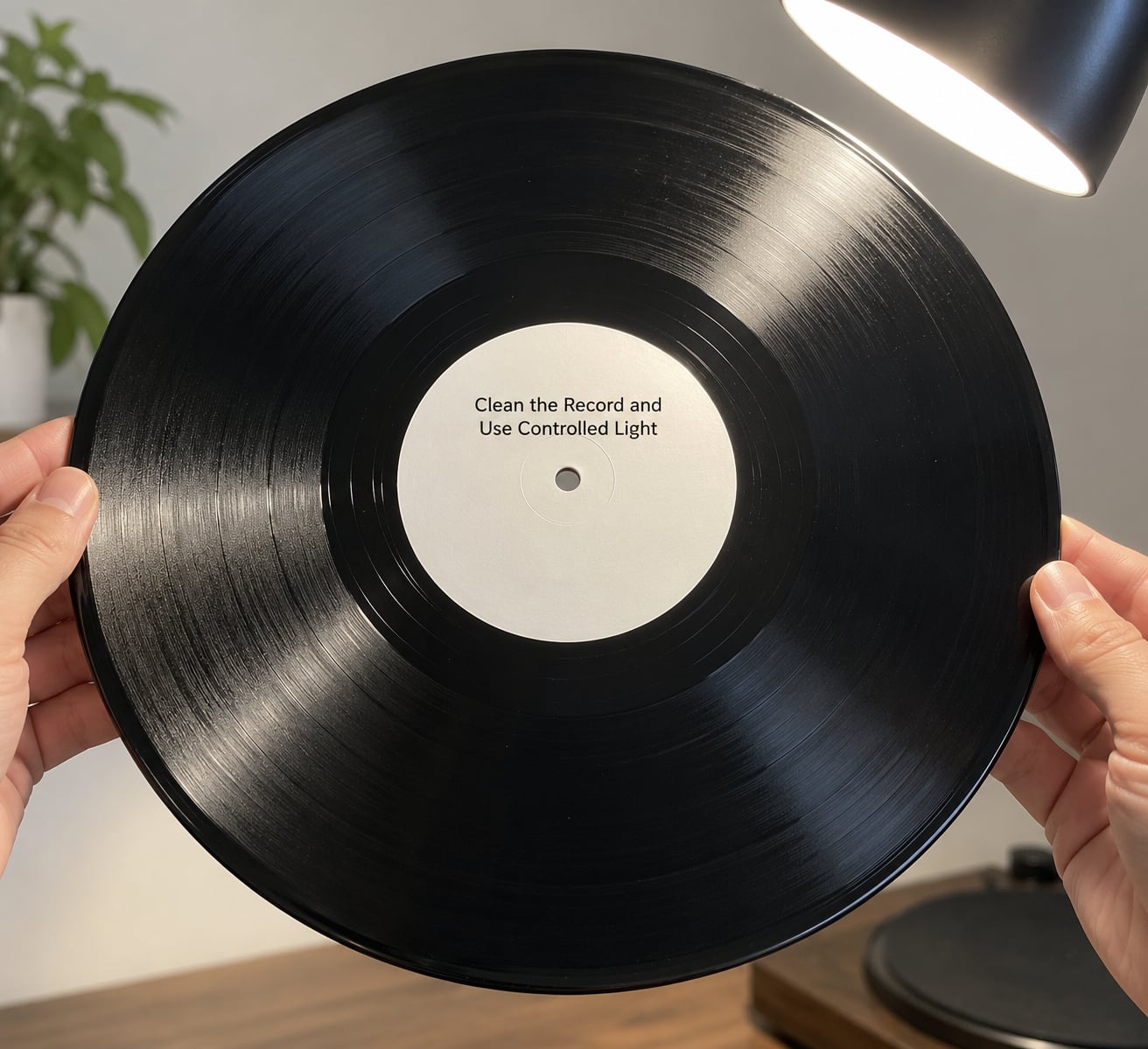 Clean the Record and Use Controlled Light