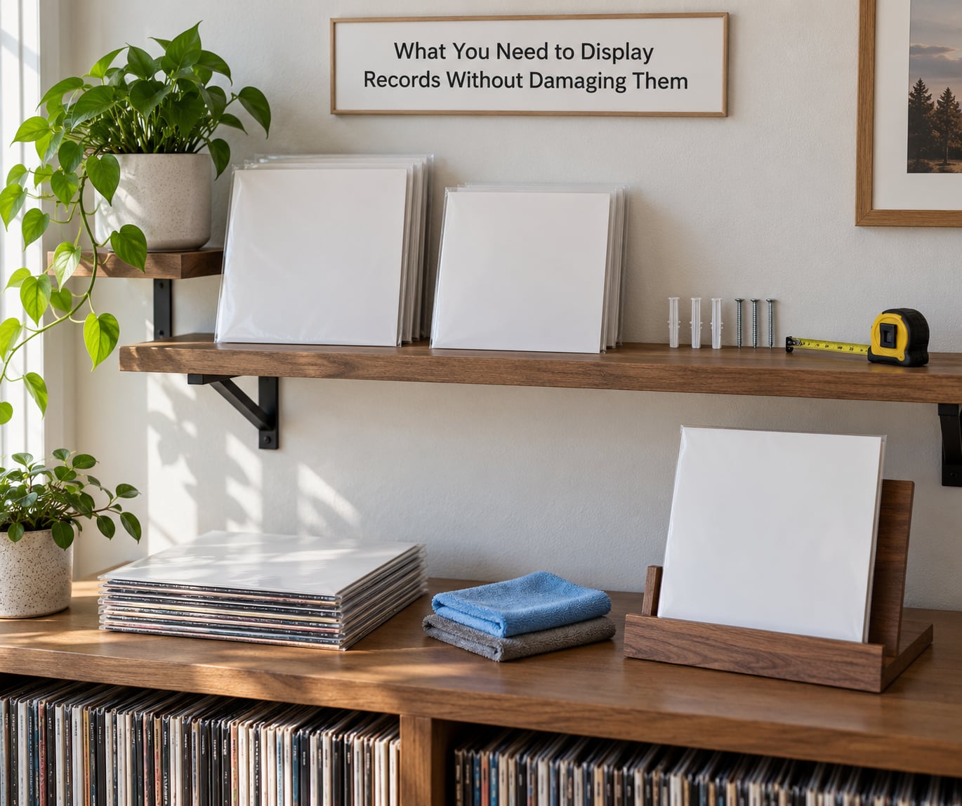 What You Need to Display Records Without Damaging Them