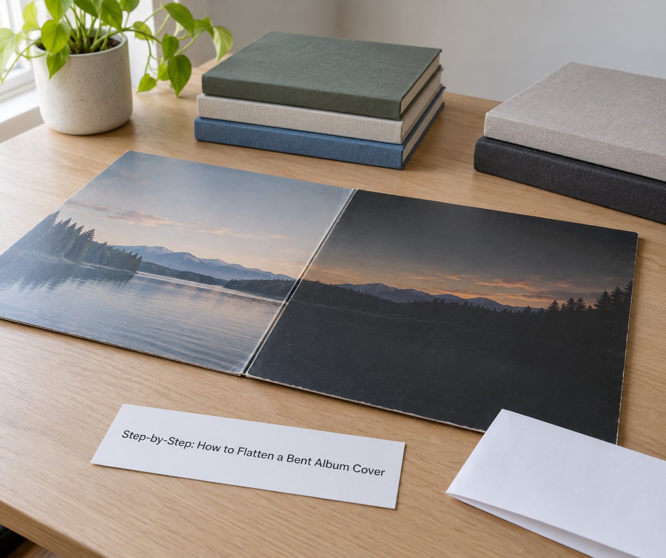 Step-by-Step: How to Flatten a Bent Album Cover