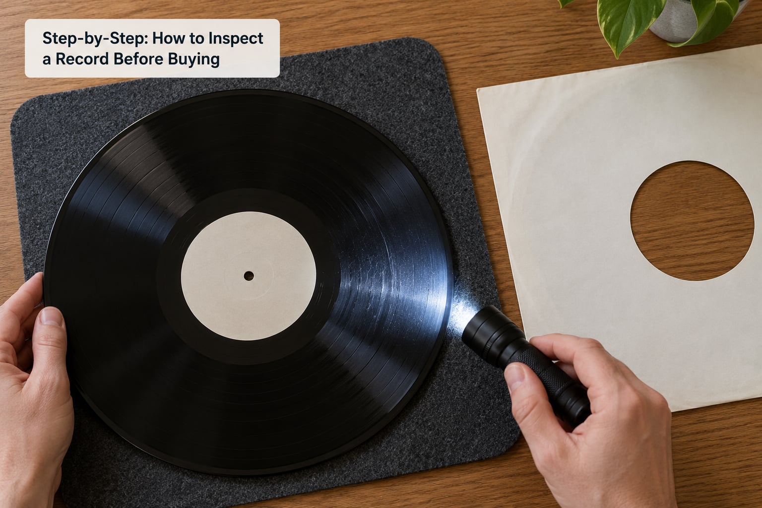 Step-by-Step: How to Inspect a Record Before Buying