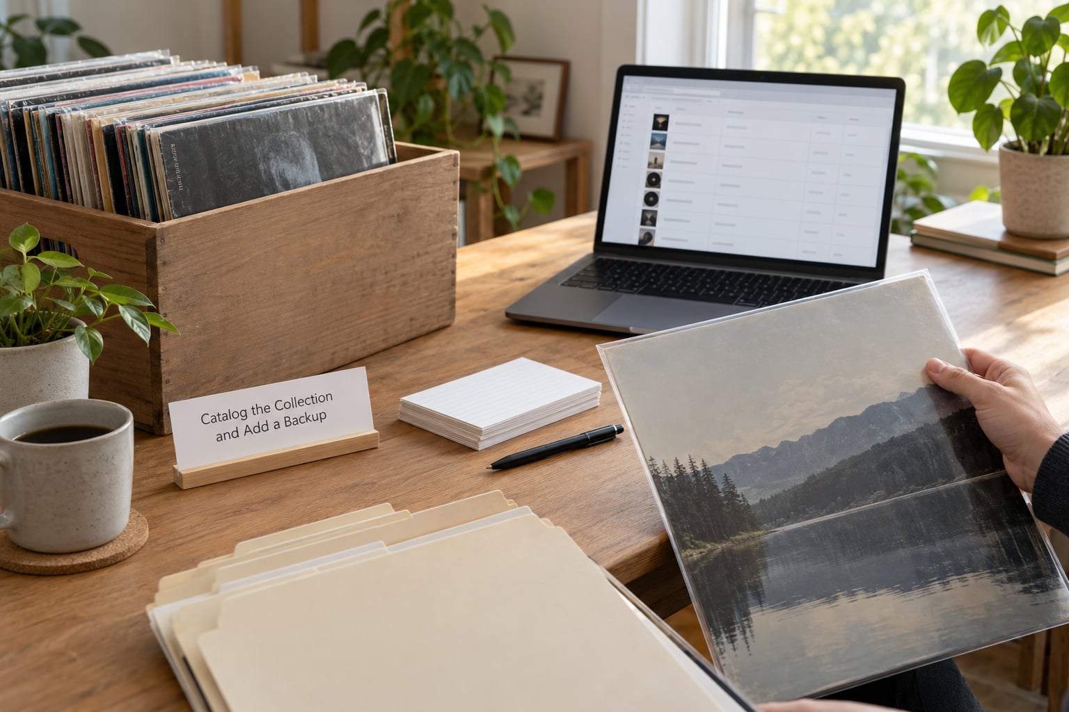 Catalog the Collection and Add a Backup