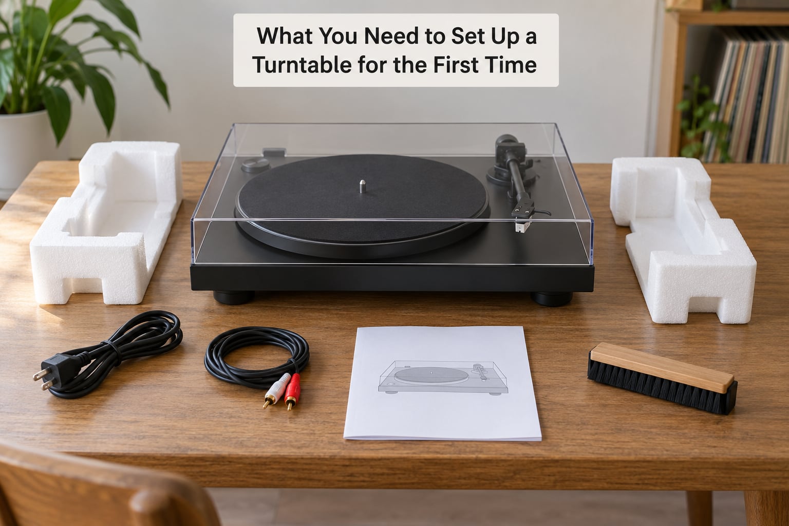 What You Need to Set Up a Turntable for the First Time