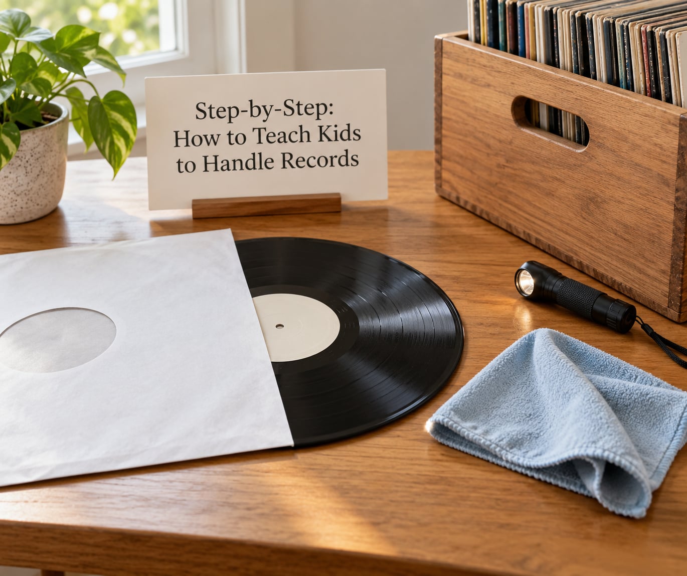 Step-by-Step: How to Teach Kids to Handle Records