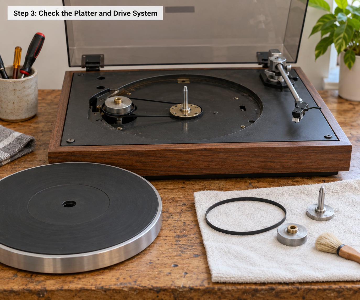 Step 3: Check the Platter and Drive System