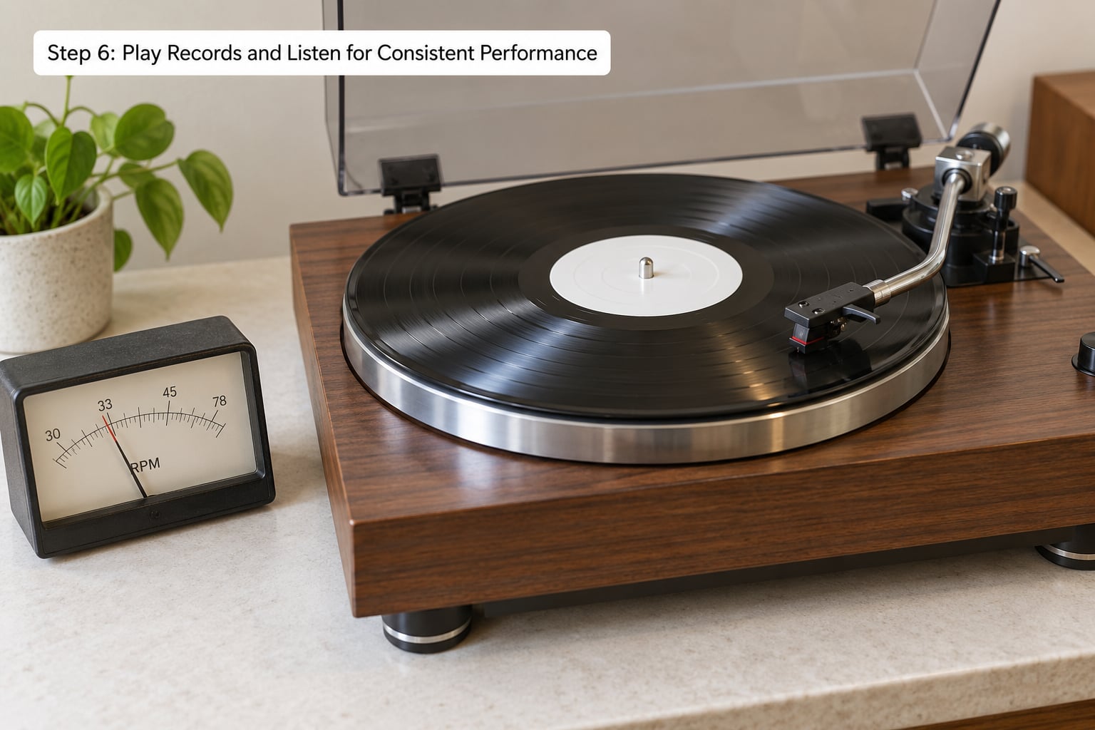 Step 6: Play Records and Listen for Consistent Performance