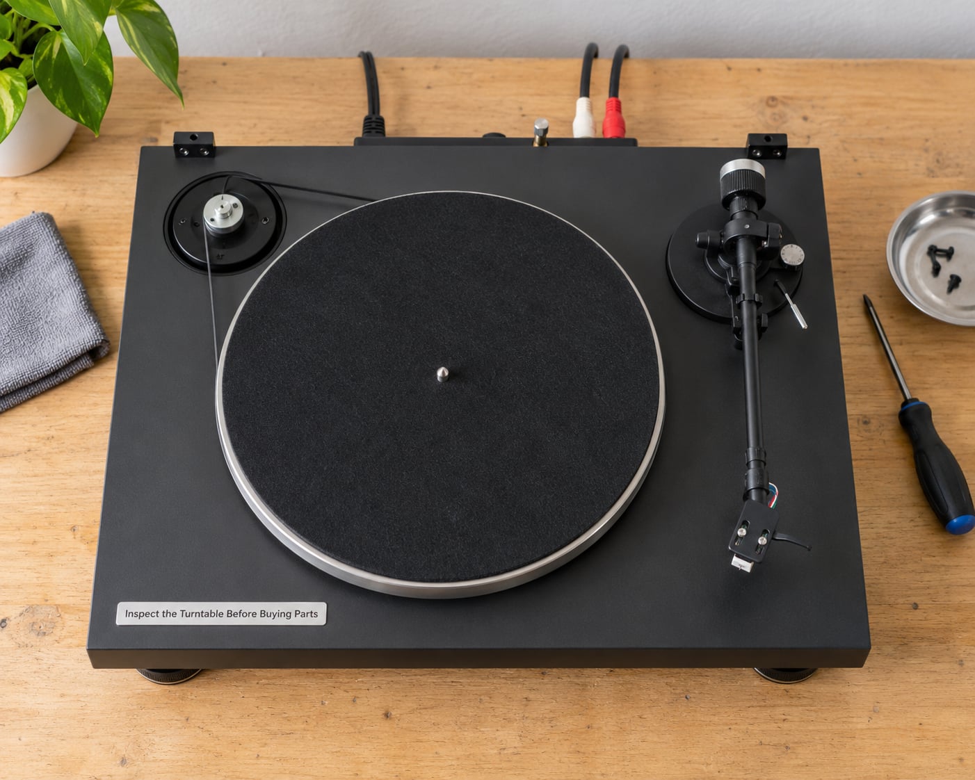 Inspect the Turntable Before Buying Parts