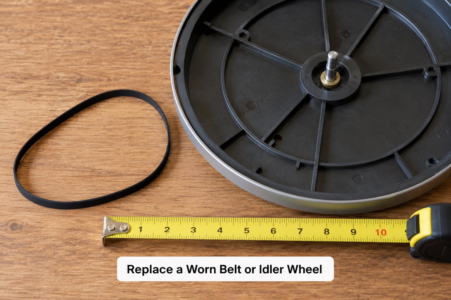 Replace a Worn Belt or Idler Wheel