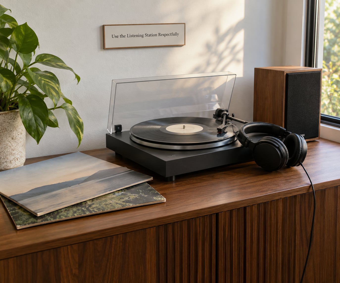 Use the Listening Station Respectfully
