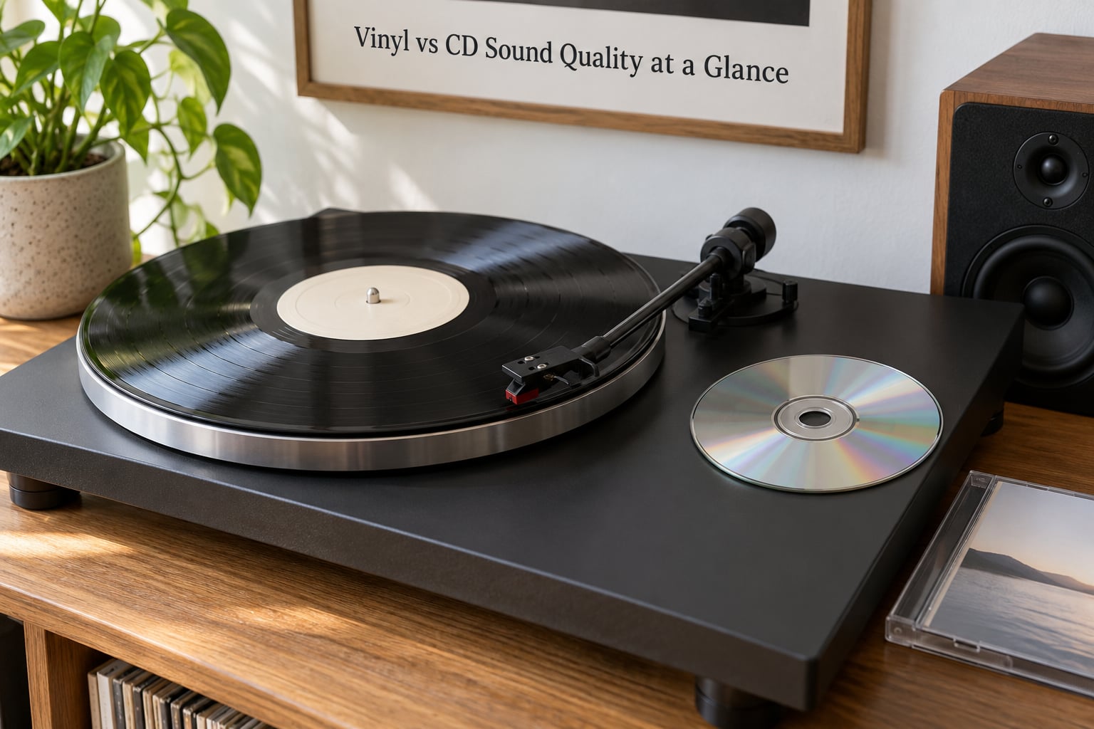 Vinyl vs CD Sound Quality at a Glance