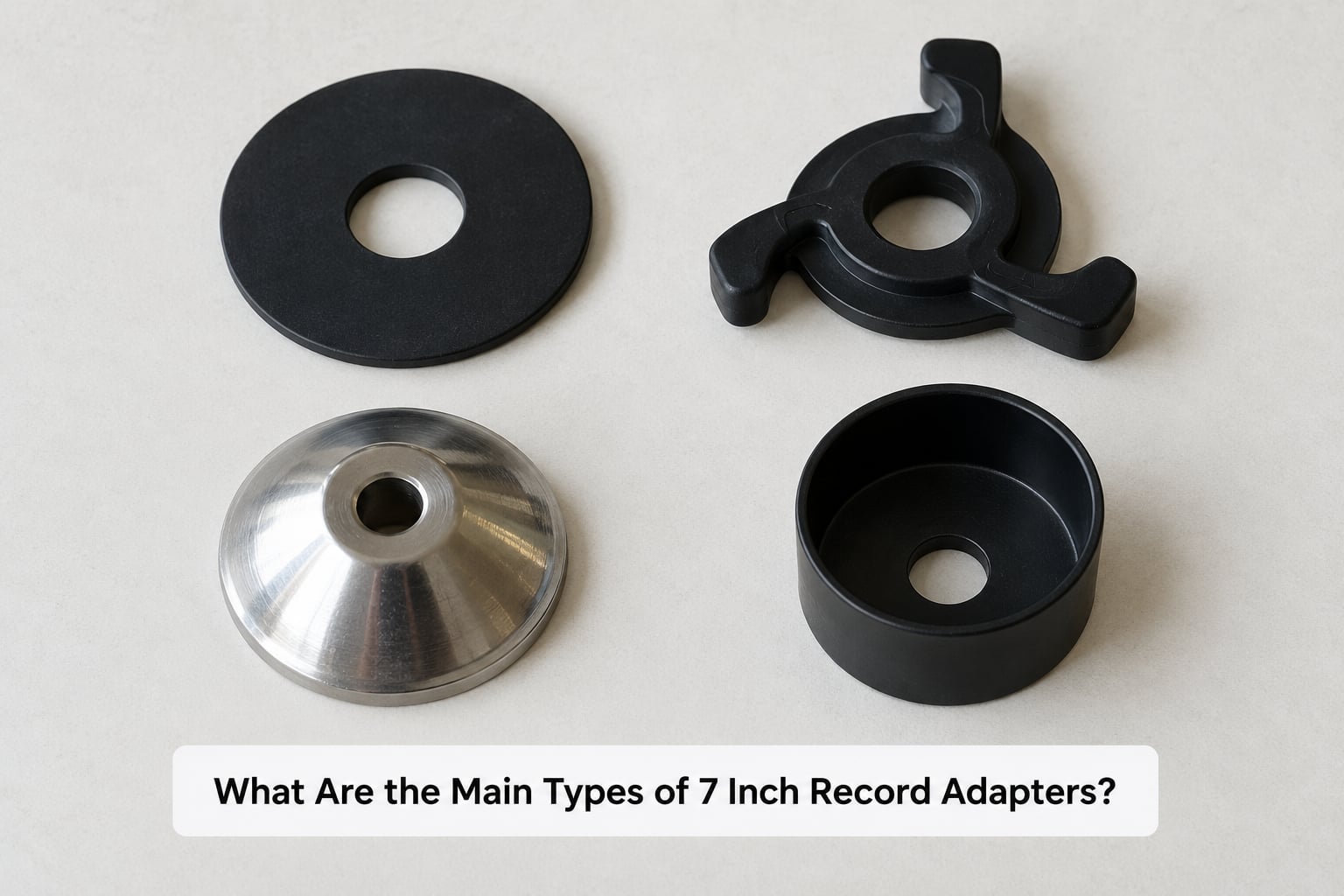What Are the Main Types of 7 Inch Record Adapters?
