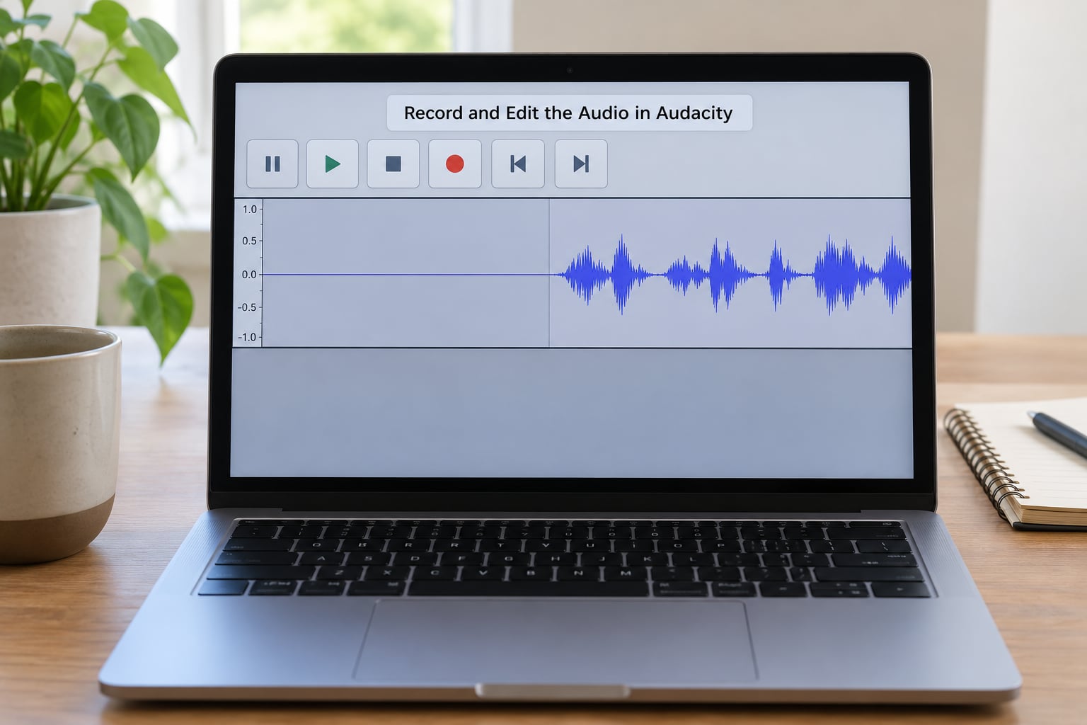 Record and Edit the Audio in Audacity