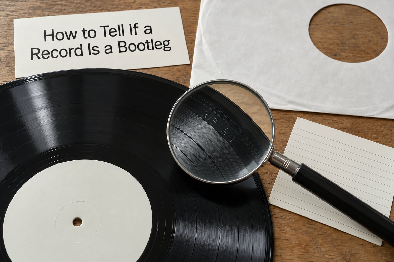 How to Tell If a Record Is a Bootleg