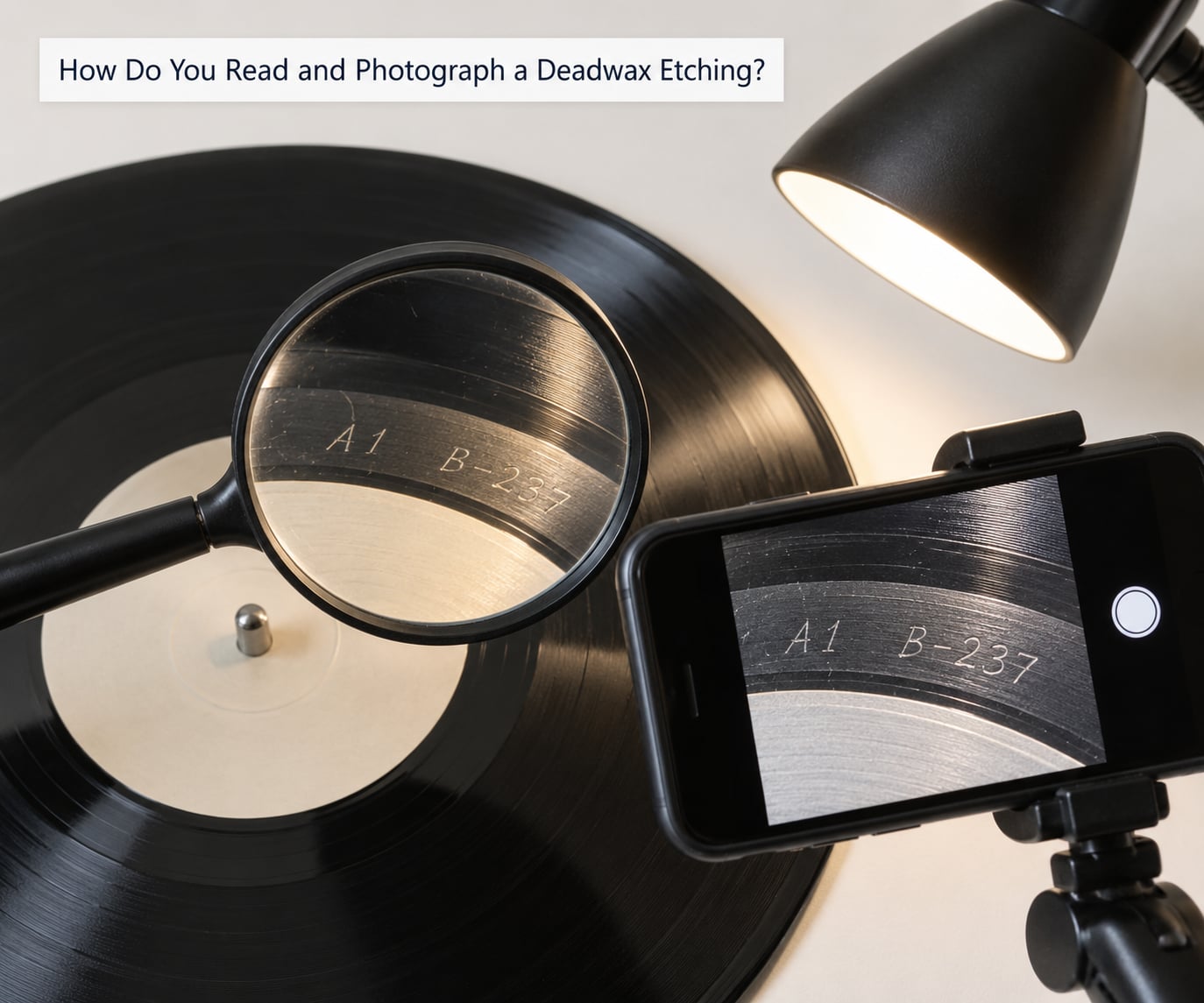 How Do You Read and Photograph a Deadwax Etching?