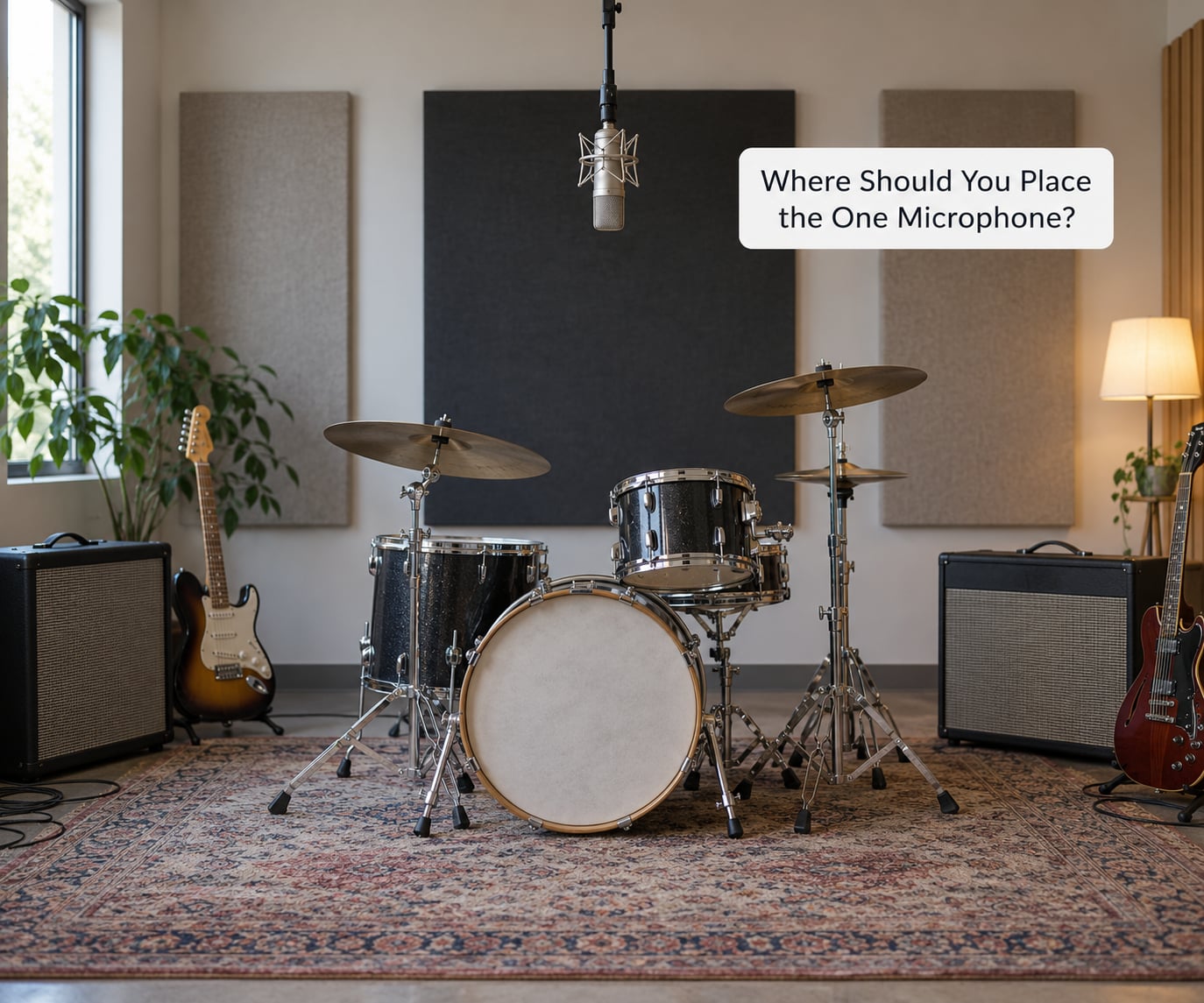 Where Should You Place the One Microphone?