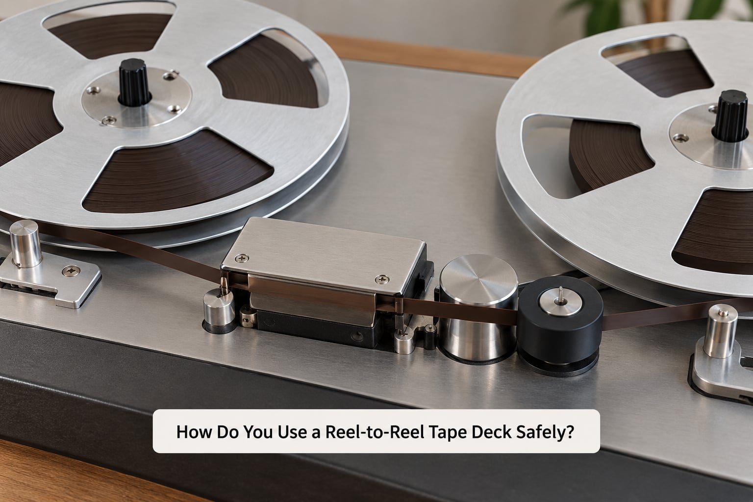 How Do You Use a Reel-to-Reel Tape Deck Safely?