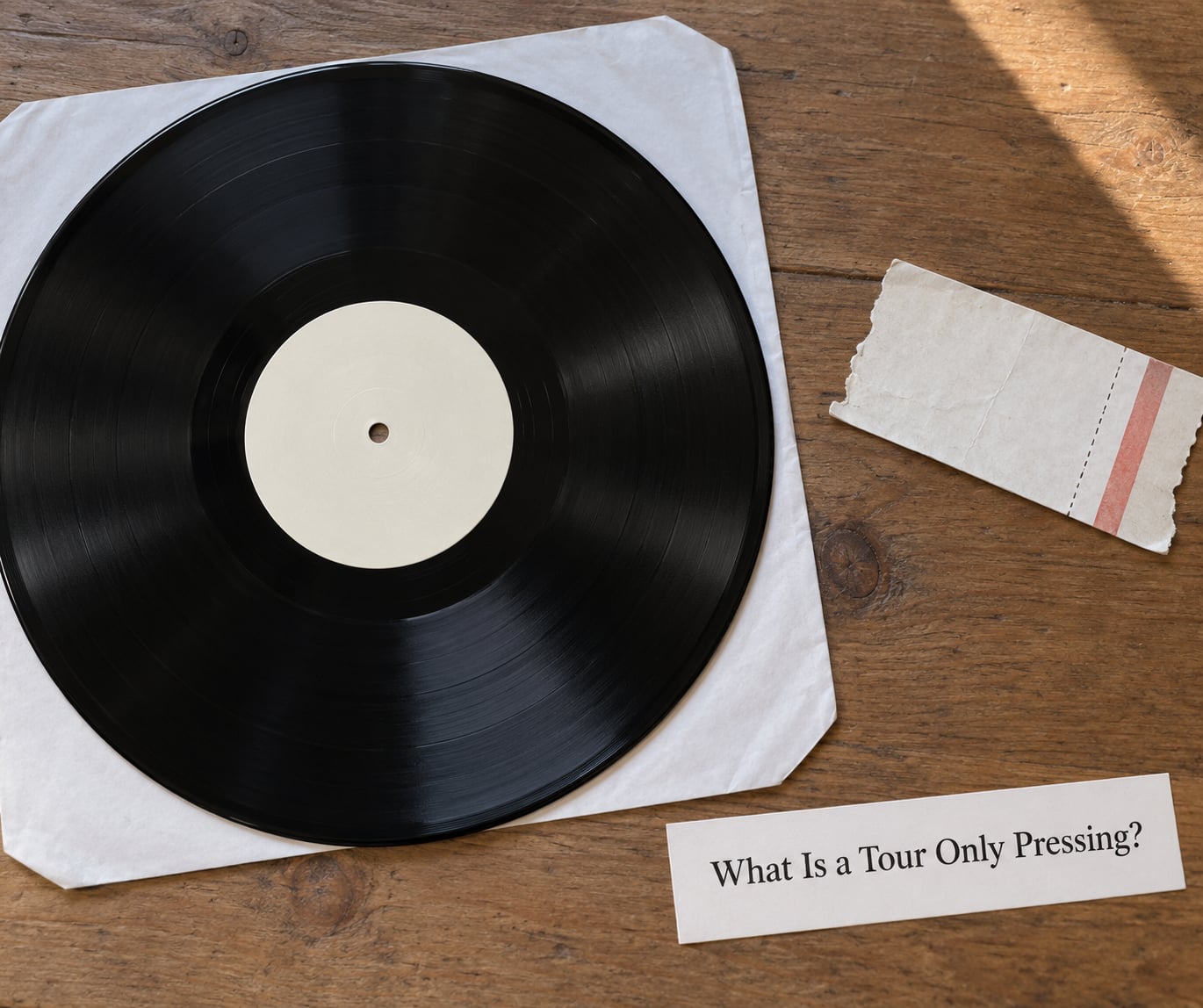 What Is a Tour Only Pressing?