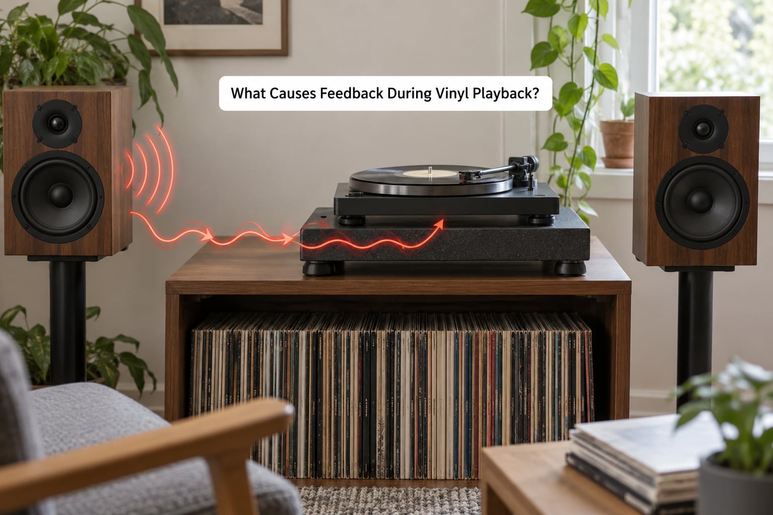 What Causes Feedback During Vinyl Playback?