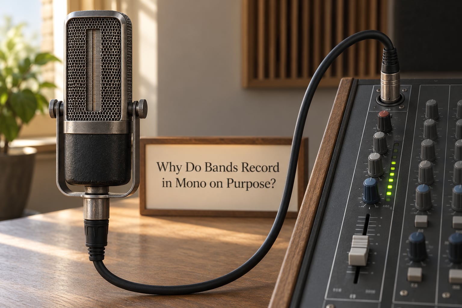 Why Do Bands Record in Mono on Purpose?