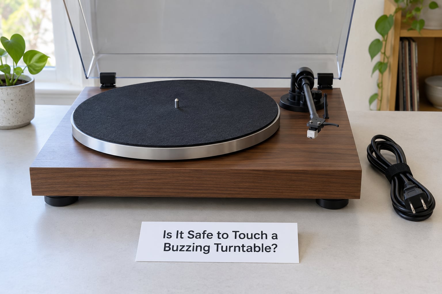 Is It Safe to Touch a Buzzing Turntable?