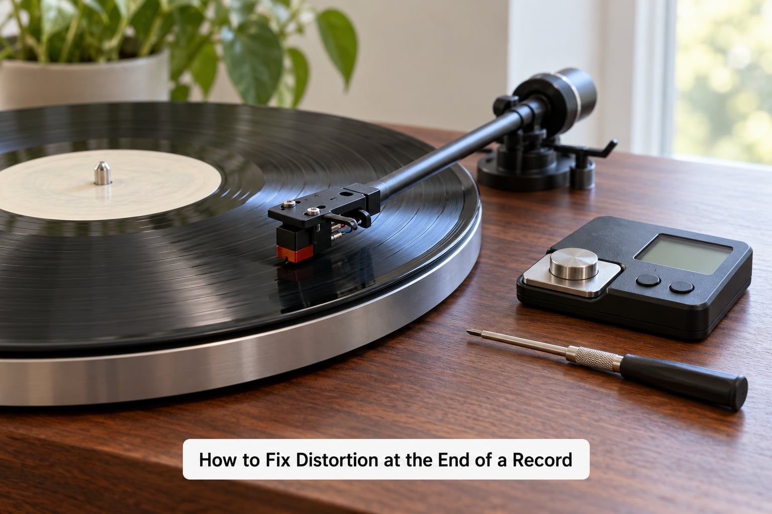 How to Fix Distortion at the End of a Record